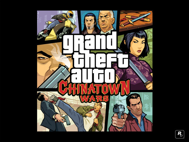 Обои картинки фото grand, theft, auto, chinatown, wars, видео, игры