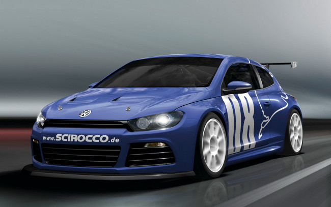 Обои картинки фото volkswagen, scirocco, gt24, автомобили