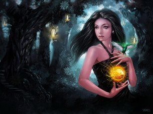 Картинка фэнтези девушки