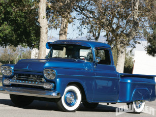 Картинка 1958 chevrolet apache автомобили custom pick up