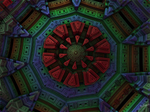 Картинка 3д графика fractal фракталы