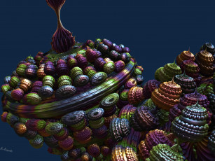 Картинка 3д графика fractal фракталы