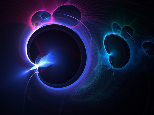 Картинка 3д графика fractal фракталы цвета узор фон