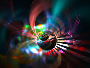 Картинка 3д графика fractal фракталы узор фон цвета