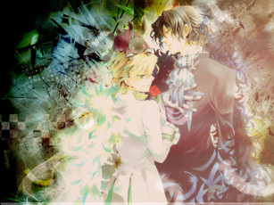 Картинка аниме pandora hearts gilbert nightray oz vessalius