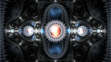 Картинка 3д графика fractal фракталы фрактал