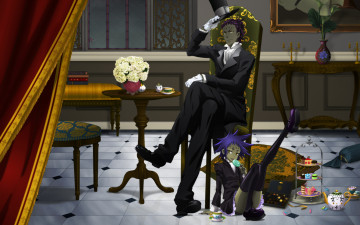 Картинка аниме gray man road kamelot tyki mikk