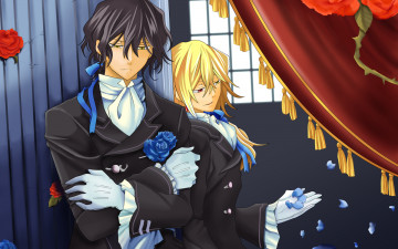 Картинка аниме pandora hearts gilbert nightray vincent