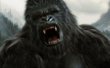 Картинка wei lin ke 3д графика creatures существа king kong