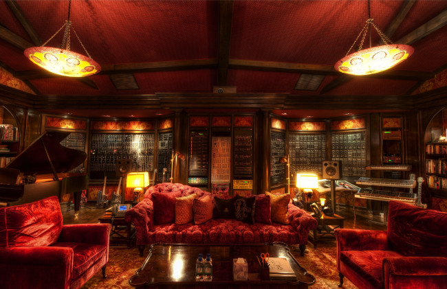 Обои картинки фото интерьер, другое, хэнс, зиммер, студия