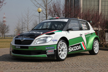 Картинка 2012 skoda fabia s2000 cir автомобили