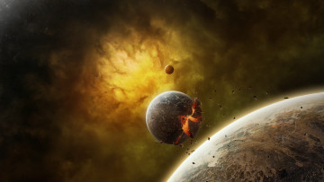 Картинка космос арт планеты