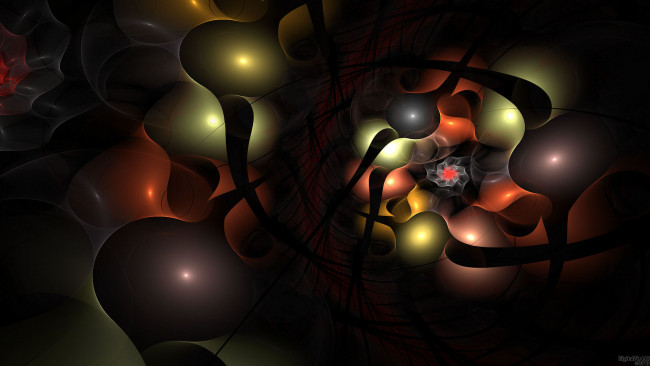 Обои картинки фото 3д, графика, fractal, фракталы, фон, узор, изгибы