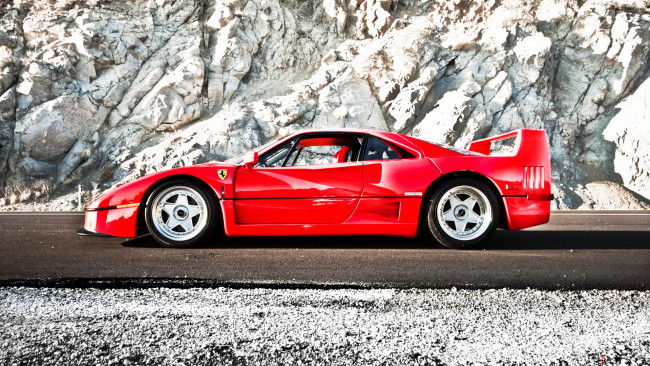 Обои картинки фото ferrari, f40, автомобили, гоночные, спортивные, италия, s, p, a
