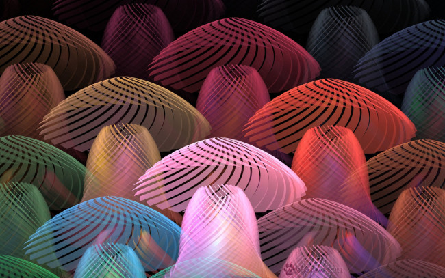 Обои картинки фото 3д, графика, abstract, абстракции, линии, изгибы