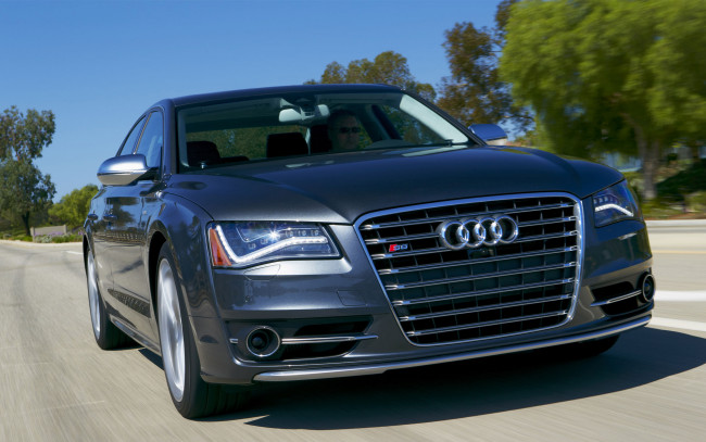 Обои картинки фото автомобили, audi, s8, 4, 0, sedan, tfsi