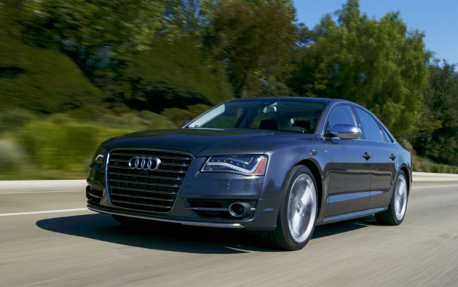 Обои картинки фото автомобили, audi, sedan, tfsi, s8, 4, 0