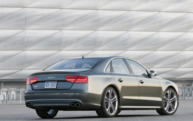 Обои картинки фото автомобили, audi, sedan, tfsi, s8, 4, 0