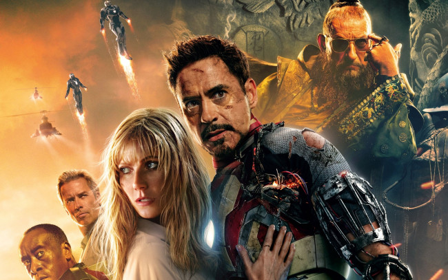 Обои картинки фото iron, man, кино, фильмы, железный, человек, 3
