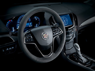 Картинка автомобили спидометры торпедо cadillac ats crimson sport 2014