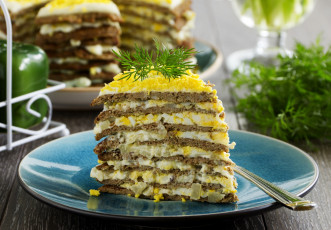 Картинка еда торты кусок печеночный торт