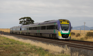 Картинка техника поезда вагоны рельсы локомотив