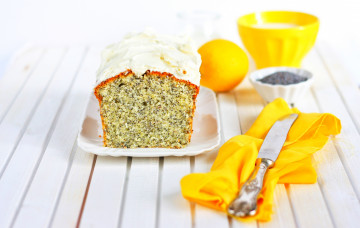 Картинка еда пироги выпечка маковый пирог нож салфетка