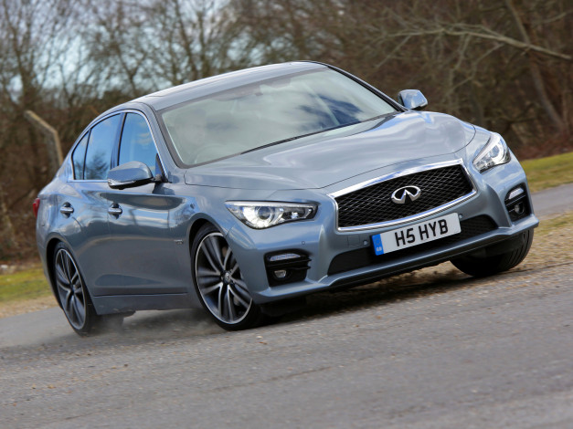 Обои картинки фото автомобили, infiniti, uk-spec, hybrid, v37, 2013, q50s