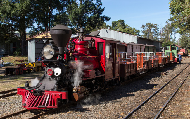 Обои картинки фото техника, паровозы, поезд, паровоз, рельсы