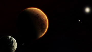 Картинка космос арт вселенная планета