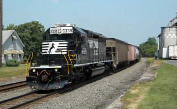 обоя техника, поезда, дорога, локомотив, состав, железная