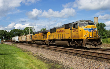 обоя техника, поезда, состав, локомотив, дорога, железная