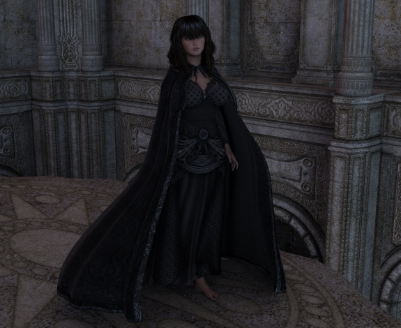 Обои картинки фото 3д графика, фантазия , fantasy, фон, взгляд, девушка