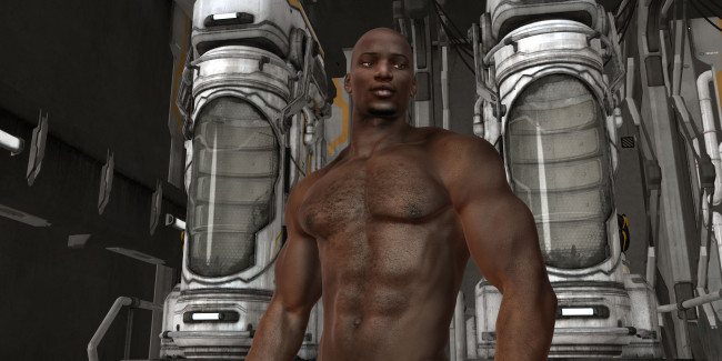 Обои картинки фото 3д графика, люди , people, мужчина, взгляд, фон