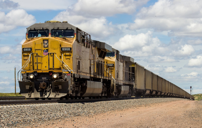 Обои картинки фото техника, поезда, железная, состав, дорога, локомотив