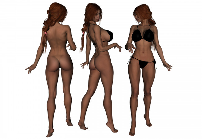 Обои картинки фото 3д графика, люди , people, фон, взгляд, девушки