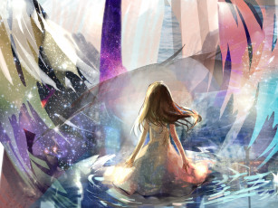 Картинка аниме unknown +другое девушка абстракция арт
