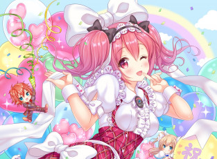 Картинка аниме unknown +другое девушка взгляд фон