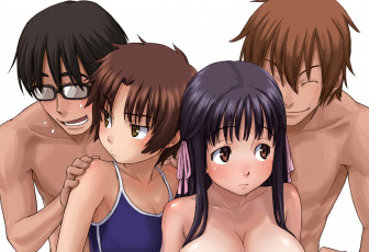 Картинка аниме unknown +другое девушки парни