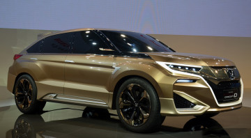 Картинка honda+concept+d+crossover автомобили выставки+и+уличные+фото crossover concept d honda автосалон выставка бежевый