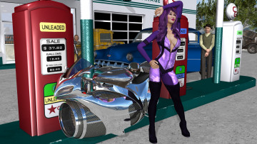 Картинка 3д+графика фантазия+ fantasy азс мужчина фон взгляд девушка