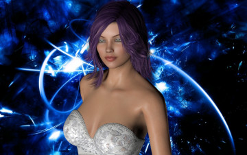 Картинка 3д+графика люди+ people взгляд девушка фон