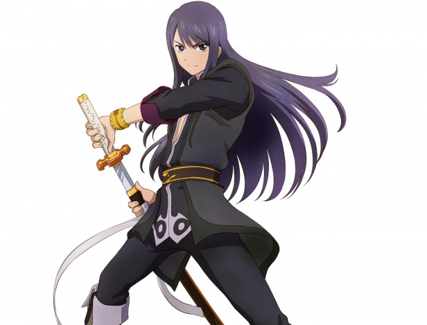 Обои картинки фото аниме, оружие,  техника,  технологии, фон, взгляд, девушка