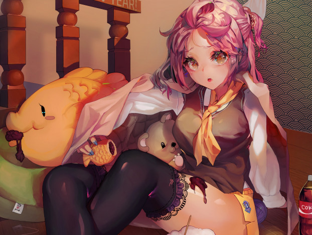 Обои картинки фото аниме, unknown,  другое, арт, девушка