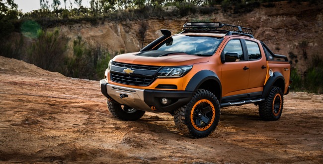 Обои картинки фото автомобили, chevrolet, 2016г, concept, xtreme, colorado