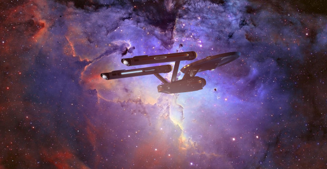 Обои картинки фото космос, арт, звезды, вселенная, полет, космический, корабль