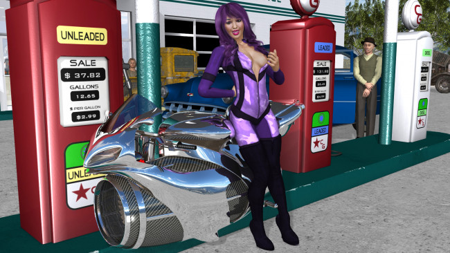 Обои картинки фото 3д графика, фантазия , fantasy, взгляд, девушка, азс, мужчина, фон