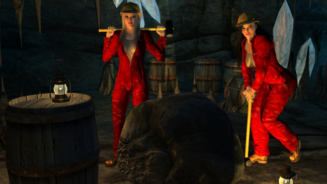 Обои картинки фото 3д графика, люди , people, девушки, взгляд, фон