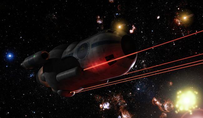 Обои картинки фото космос, арт, космический, корабль, полет, вселенная, звезды