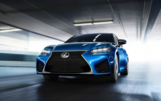 Обои картинки фото 2016 blue lexus gs f4 coupe, автомобили, lexus, авто